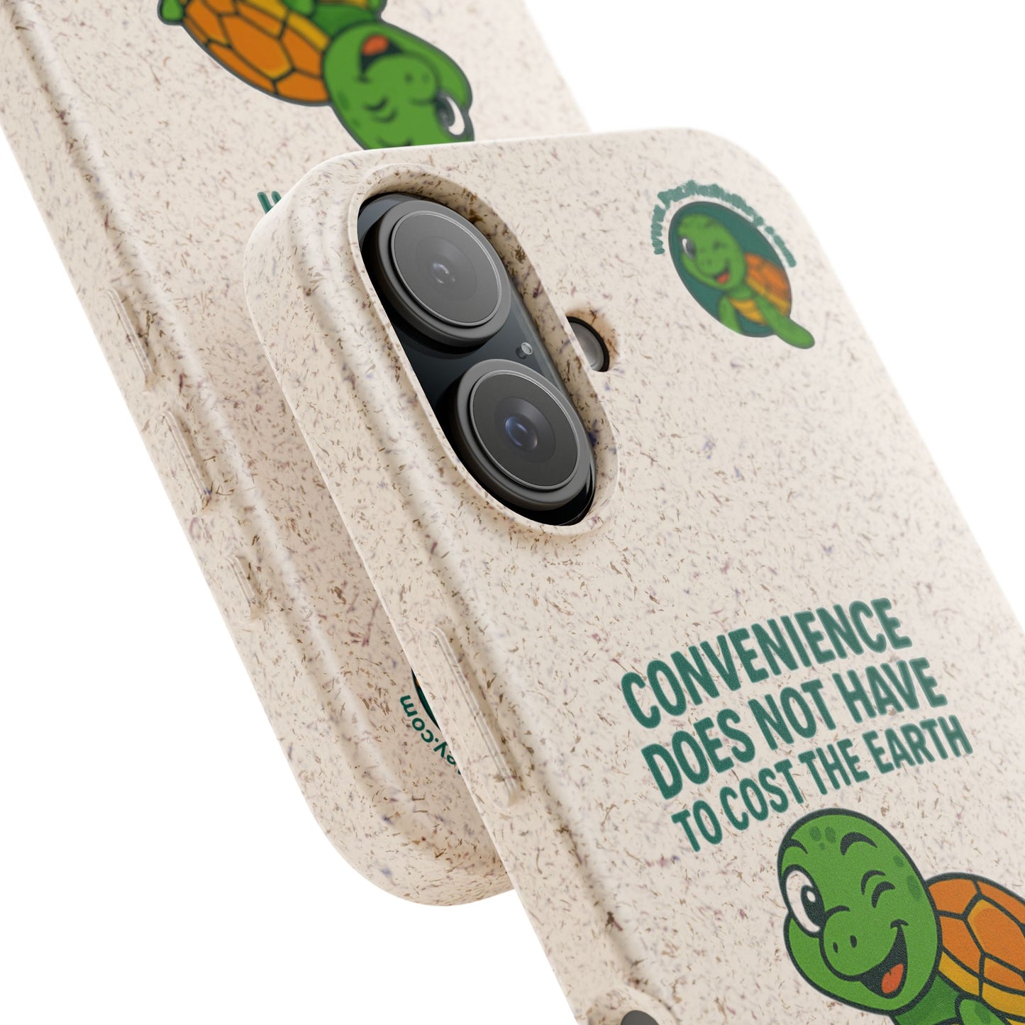 Eco-Friendly Phone Case, Biodegradable Turtle Design, Sustainable Accessory, Earth Day Gift, Green Living, Nature Lover