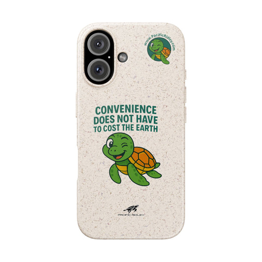 Eco-Friendly Phone Case, Biodegradable Turtle Design, Sustainable Accessory, Earth Day Gift, Green Living, Nature Lover