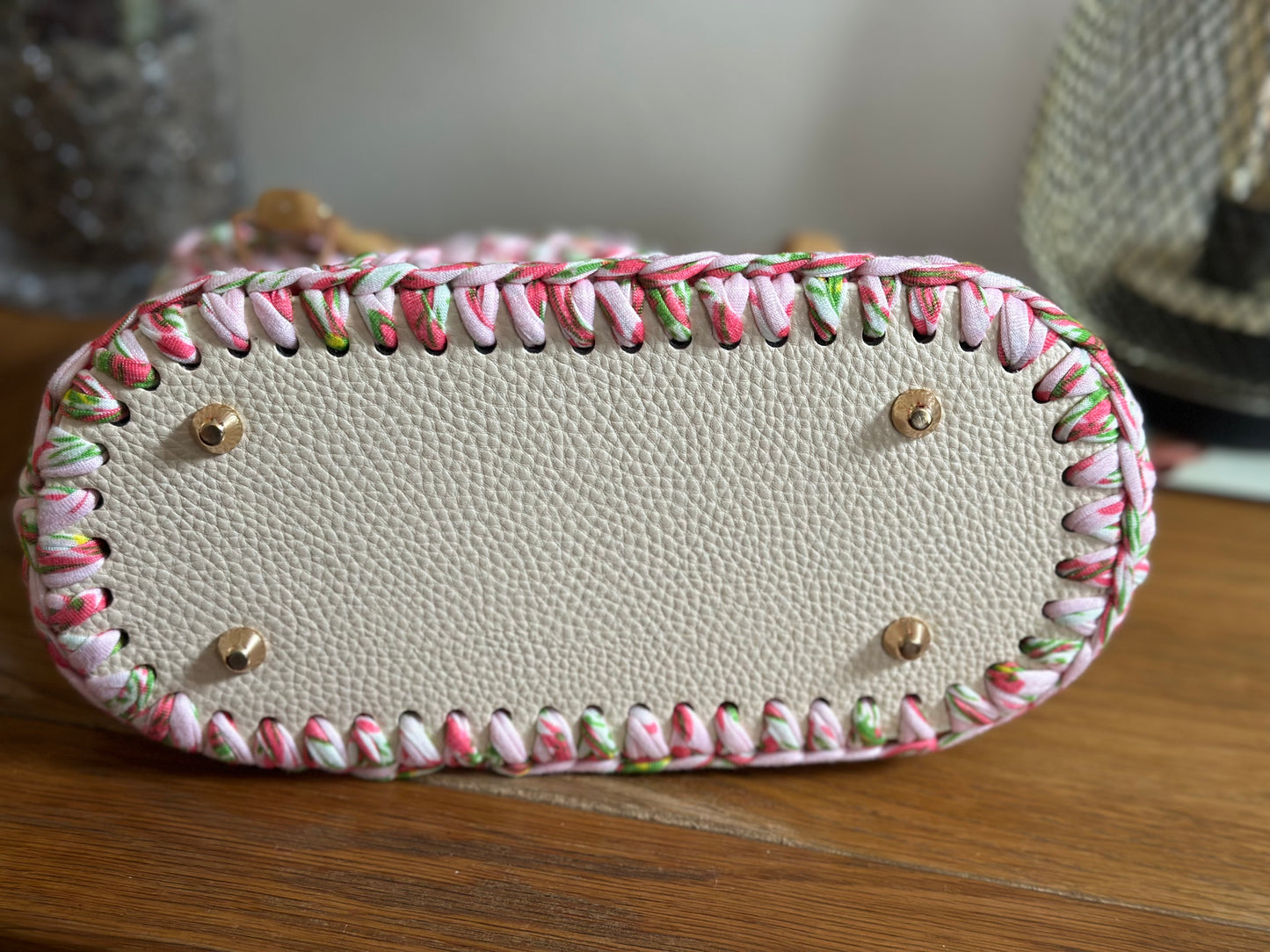The Rachael Bag, T-Shirt yarn, ideal for nights out or meeting friends for a meal, your choice of colour, sustainable .