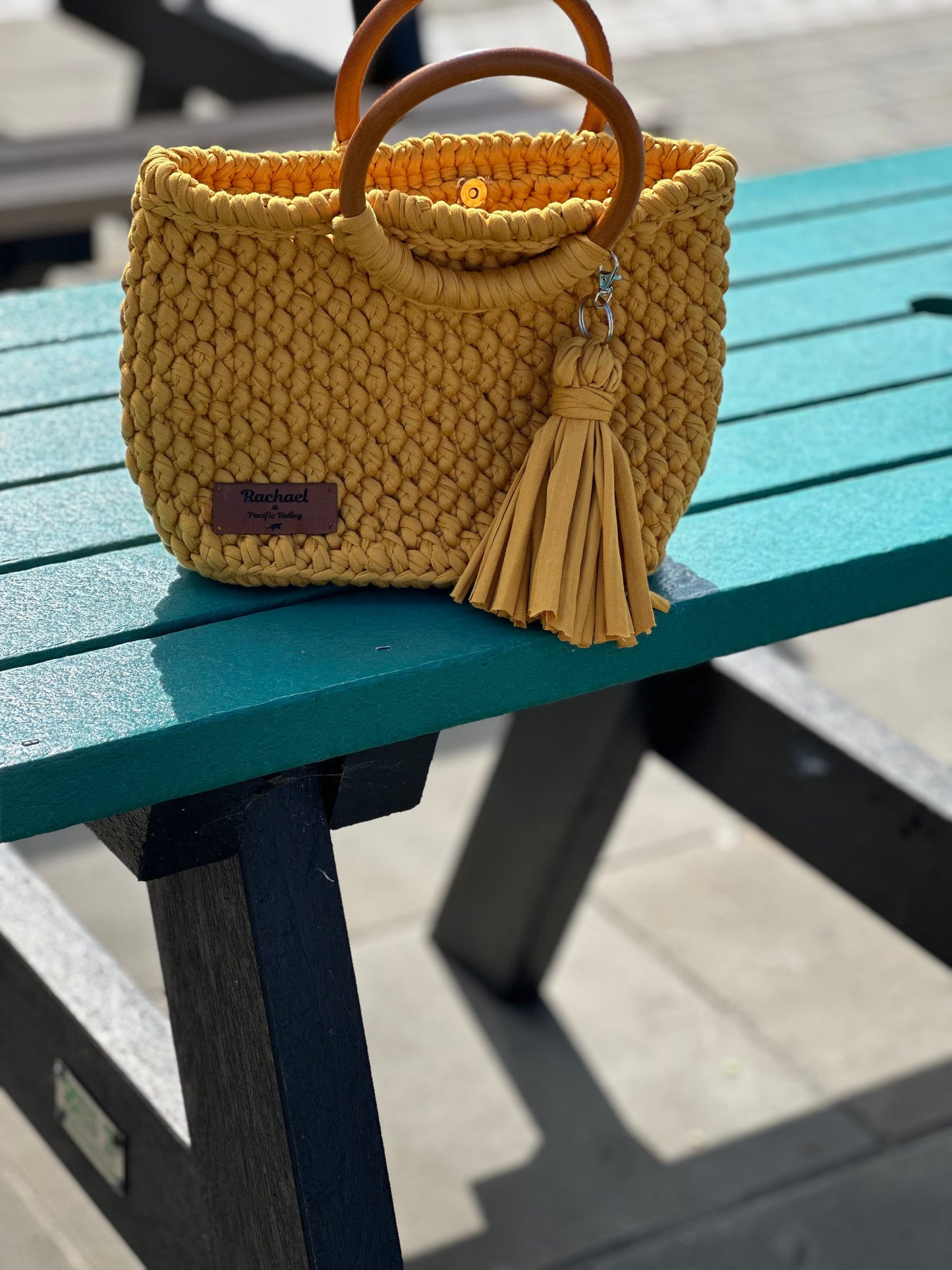 Boho Bliss T-Shirt Yarn Handbag