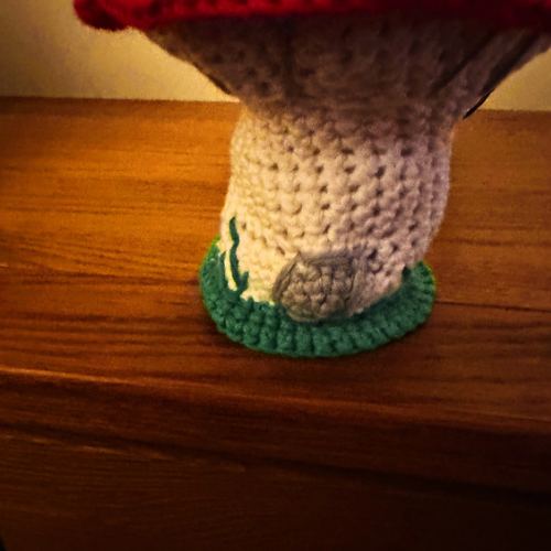 Crochet Toadstool House, ideal decoration, gift, fairytale decor, eco friendly, cotton