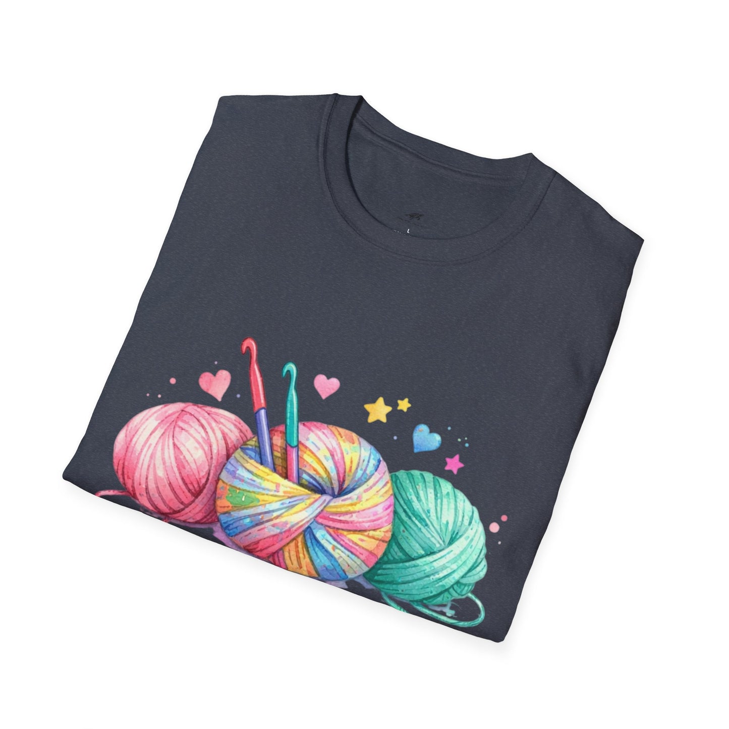 Hooked on Crochet T‑Shirt — "I'm a Hooker" Yarn Lovers Tee