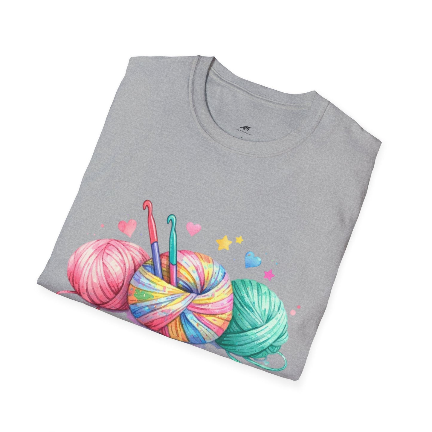 Hooked on Crochet T‑Shirt — "I'm a Hooker" Yarn Lovers Tee