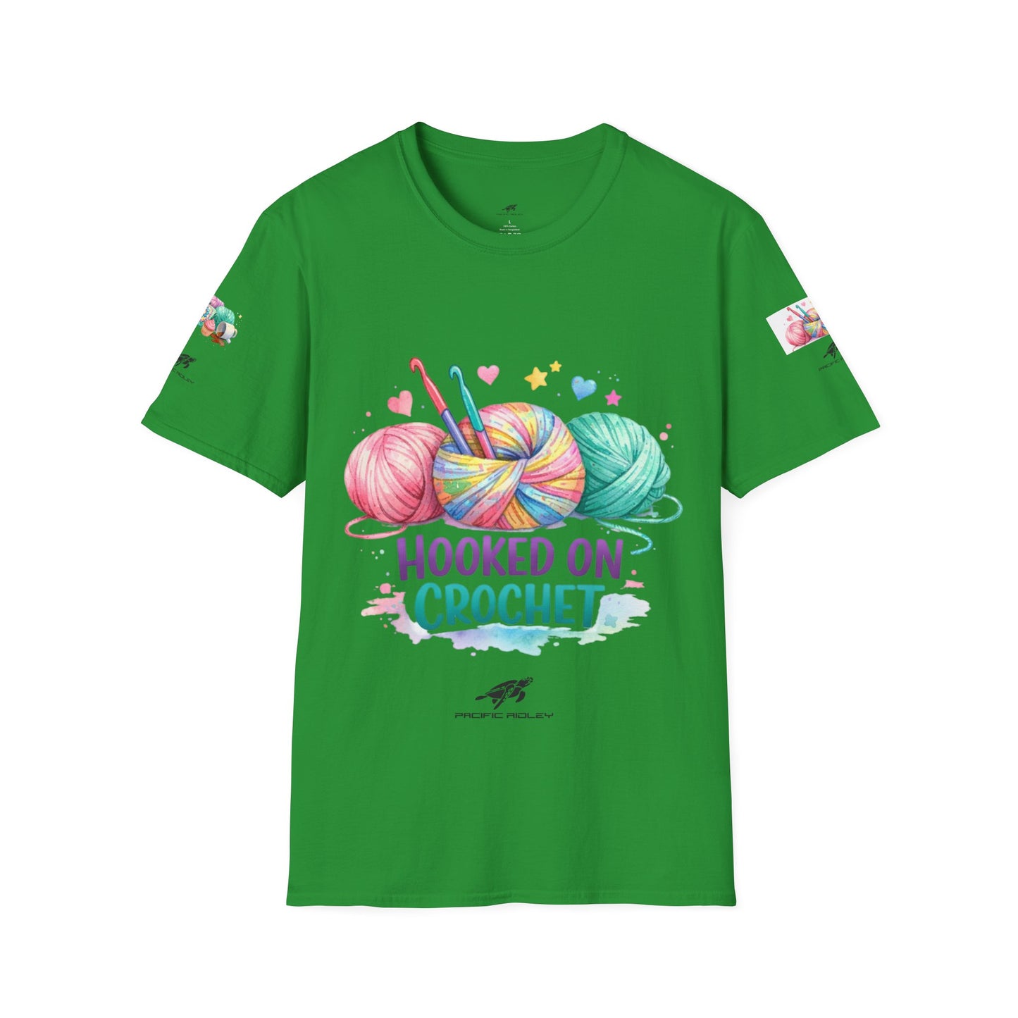 Hooked on Crochet T‑Shirt — "I'm a Hooker" Yarn Lovers Tee