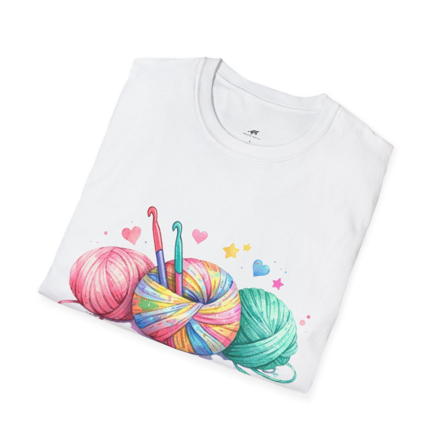 Hooked on Crochet T‑Shirt — "I'm a Hooker" Yarn Lovers Tee