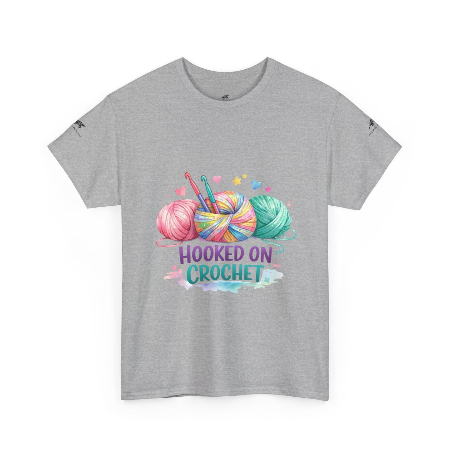 Crochet T-Shirt — "Hooked on Crochet" / "I’m a Hooker" Yarn Lover Tee