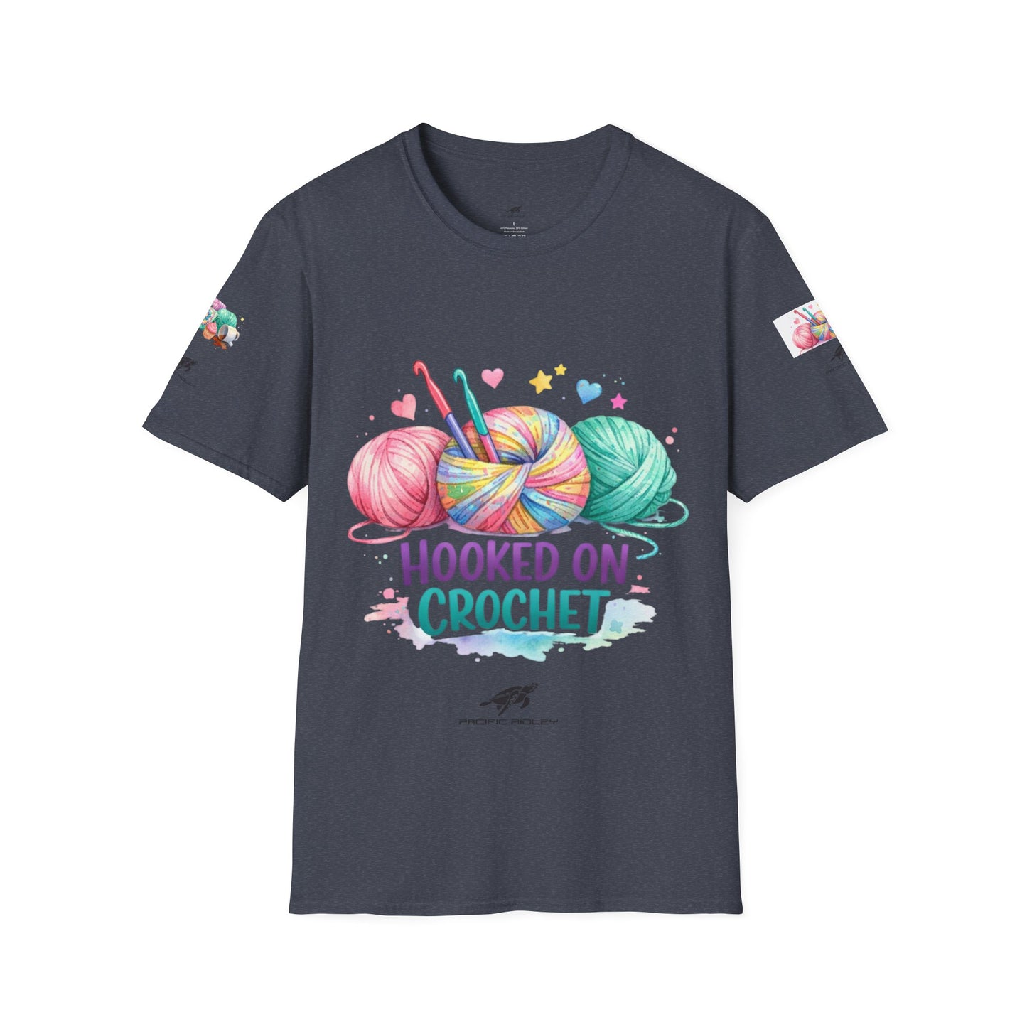 Hooked on Crochet T‑Shirt — "I'm a Hooker" Yarn Lovers Tee