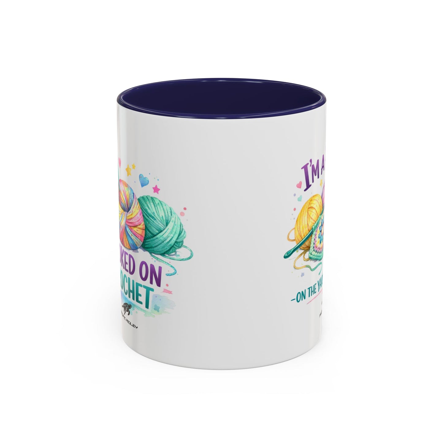 I'm a Hooker on the Yarn & the Charm Crochet Mug | Accent Coffee Mug