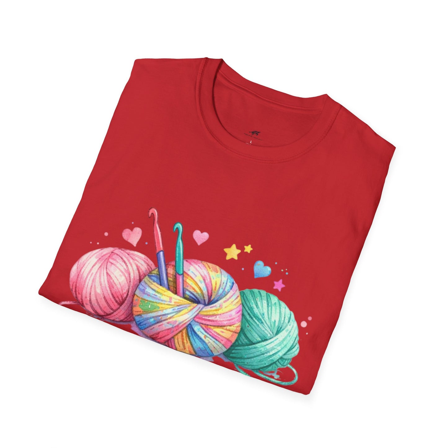 Hooked on Crochet T‑Shirt — "I'm a Hooker" Yarn Lovers Tee