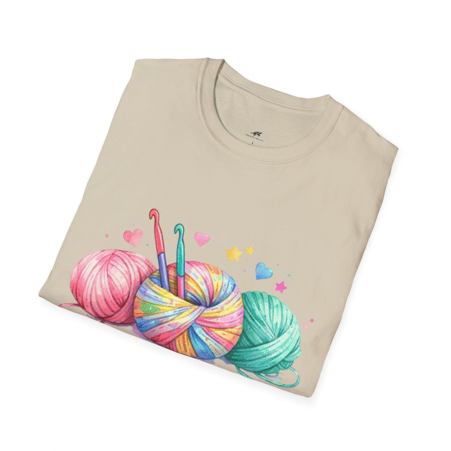 Hooked on Crochet T‑Shirt — "I'm a Hooker" Yarn Lovers Tee