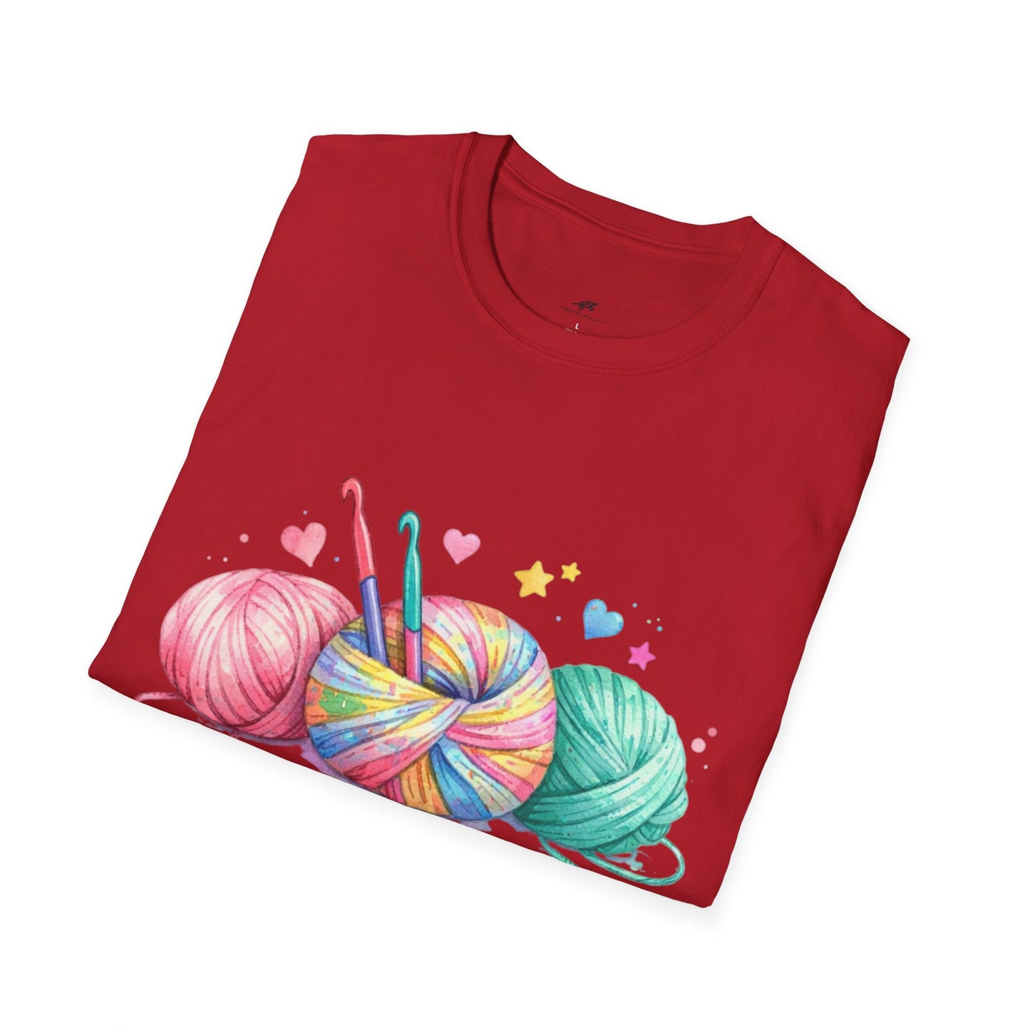 Hooked on Crochet T‑Shirt — "I'm a Hooker" Yarn Lovers Tee