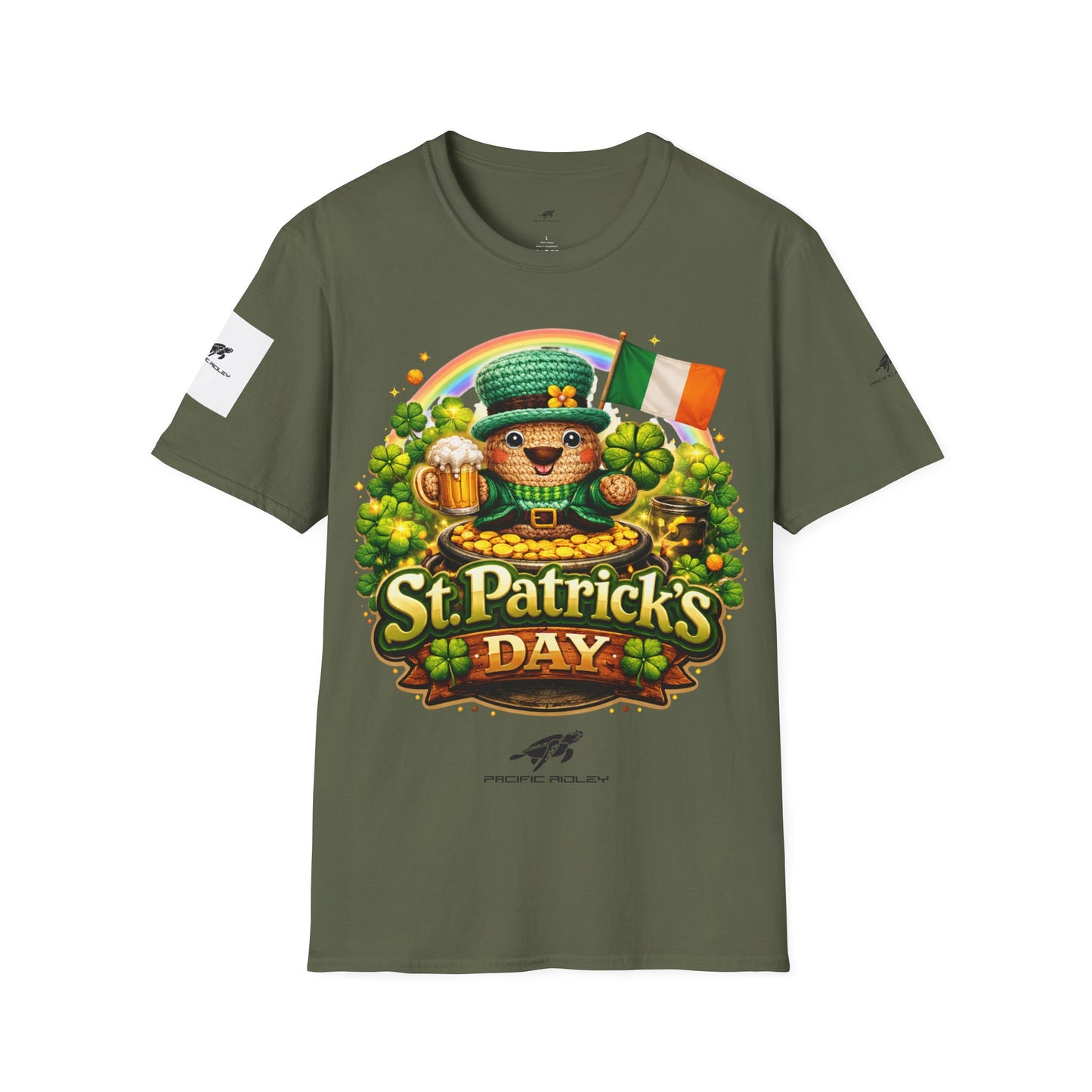 St. Patrick's Day T-Shirt — Irish Shamrock Rainbow Tee