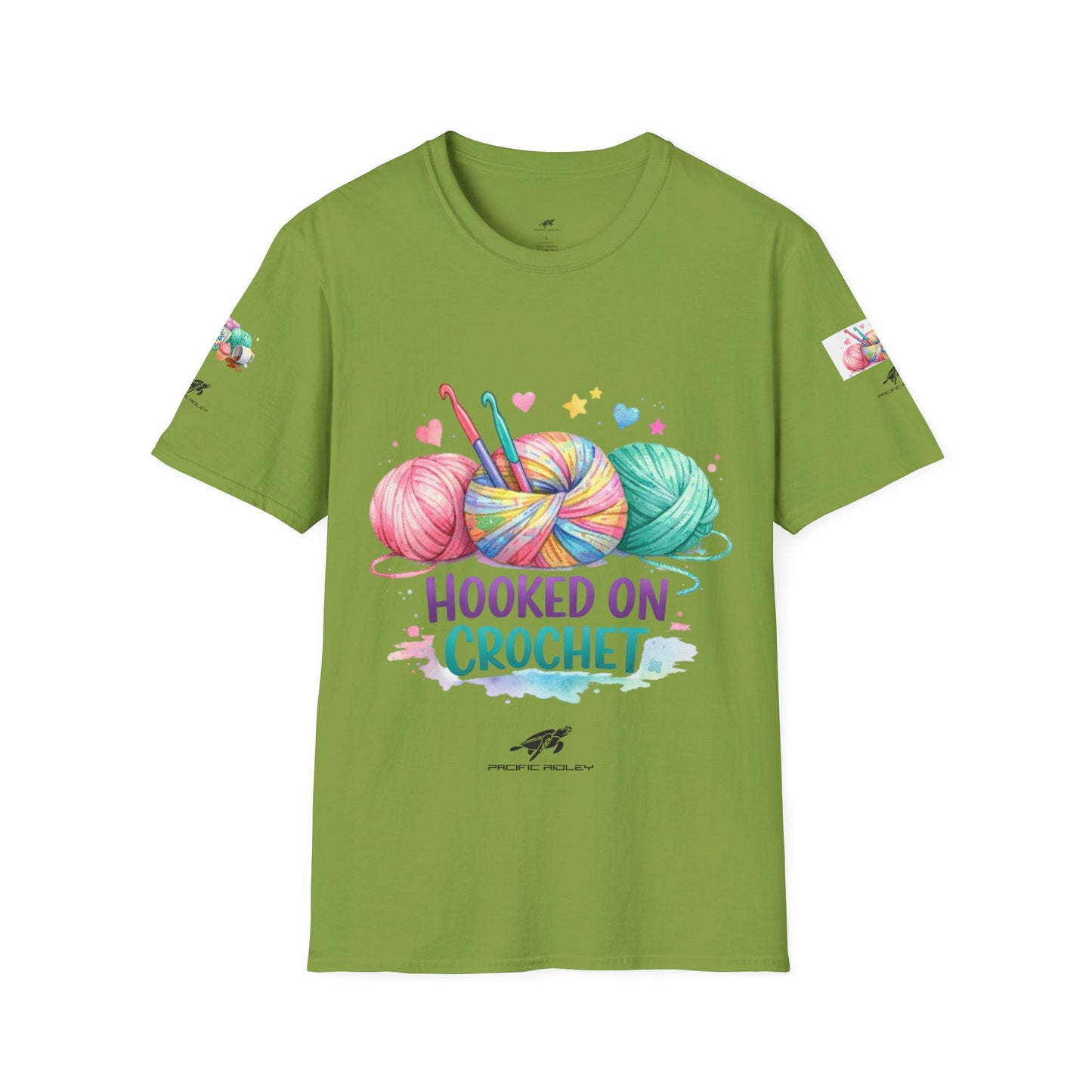 Hooked on Crochet T‑Shirt — "I'm a Hooker" Yarn Lovers Tee