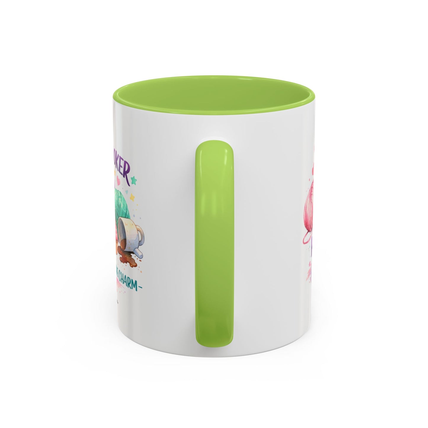 I'm a Hooker on the Yarn & the Charm Crochet Mug | Accent Coffee Mug