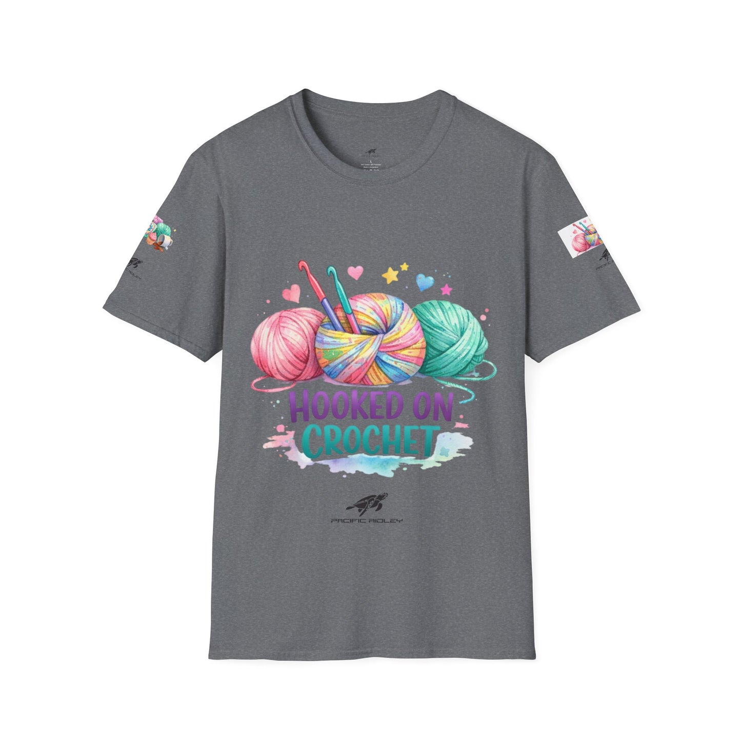 Hooked on Crochet T‑Shirt — "I'm a Hooker" Yarn Lovers Tee