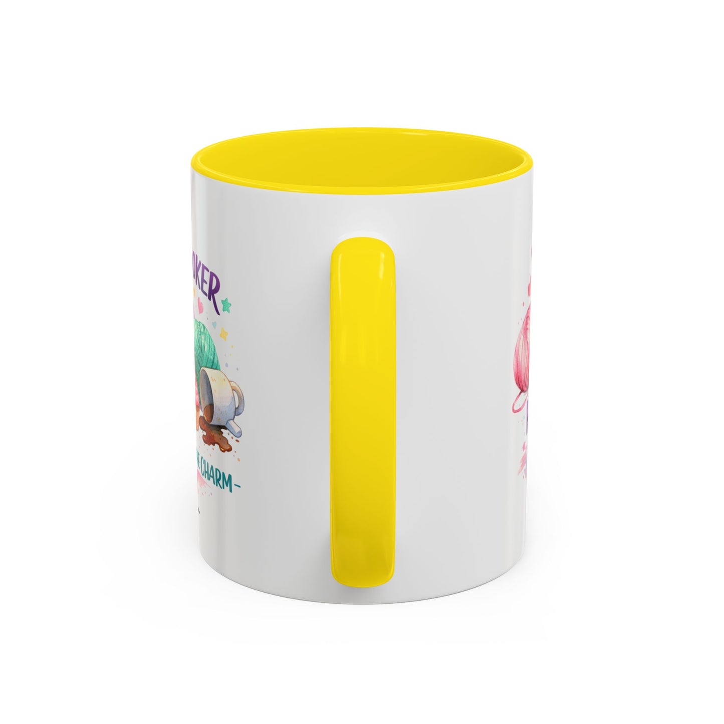 I'm a Hooker on the Yarn & the Charm Crochet Mug | Accent Coffee Mug