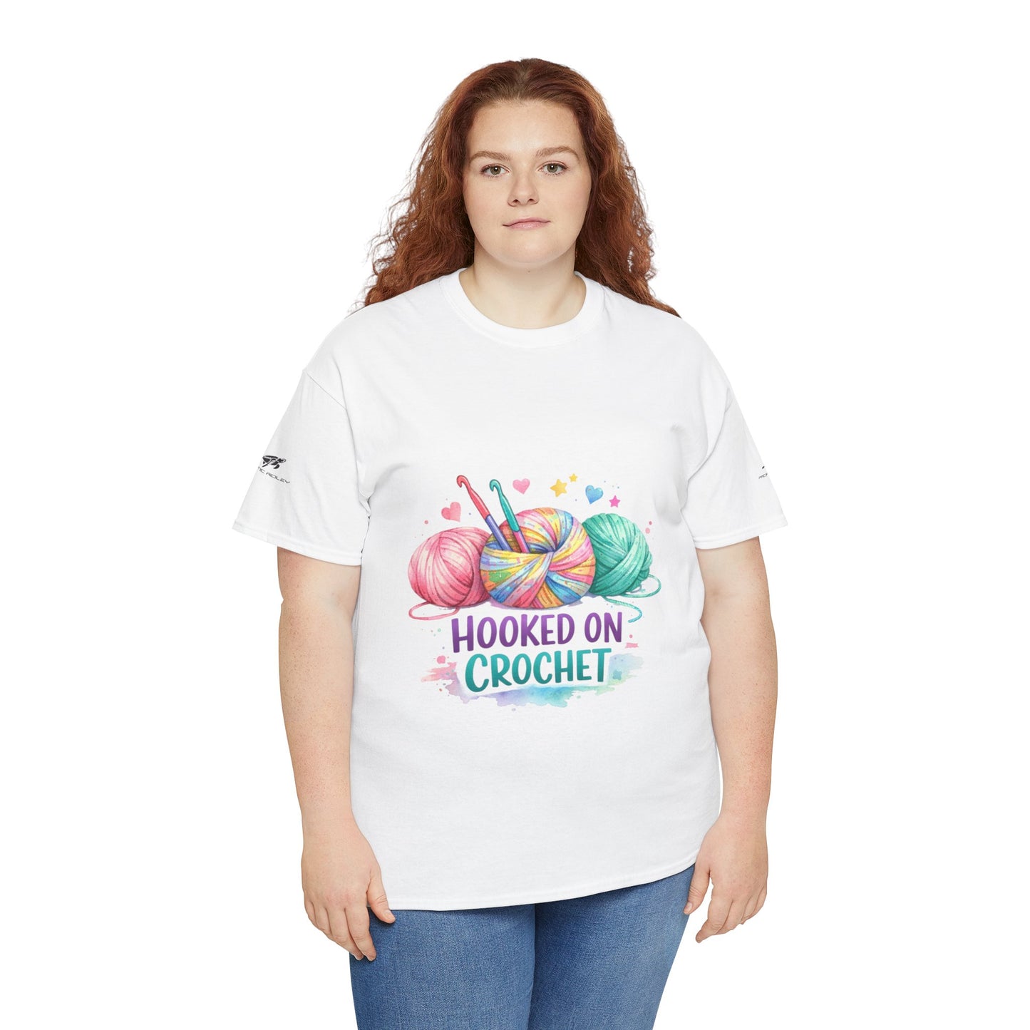 Crochet T-Shirt — "Hooked on Crochet" / "I’m a Hooker" Yarn Lover Tee
