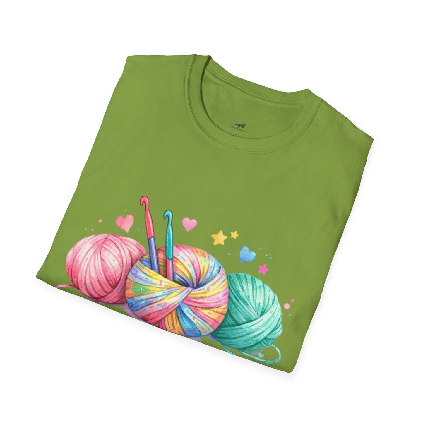 Hooked on Crochet T‑Shirt — "I'm a Hooker" Yarn Lovers Tee