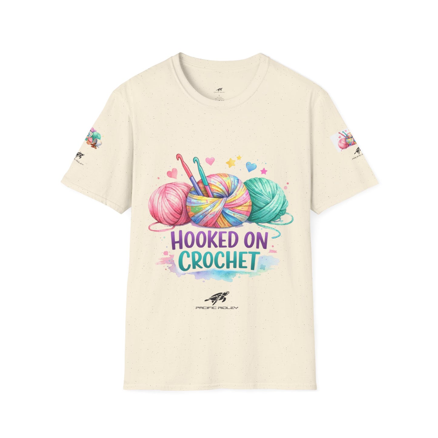 Hooked on Crochet T‑Shirt — "I'm a Hooker" Yarn Lovers Tee