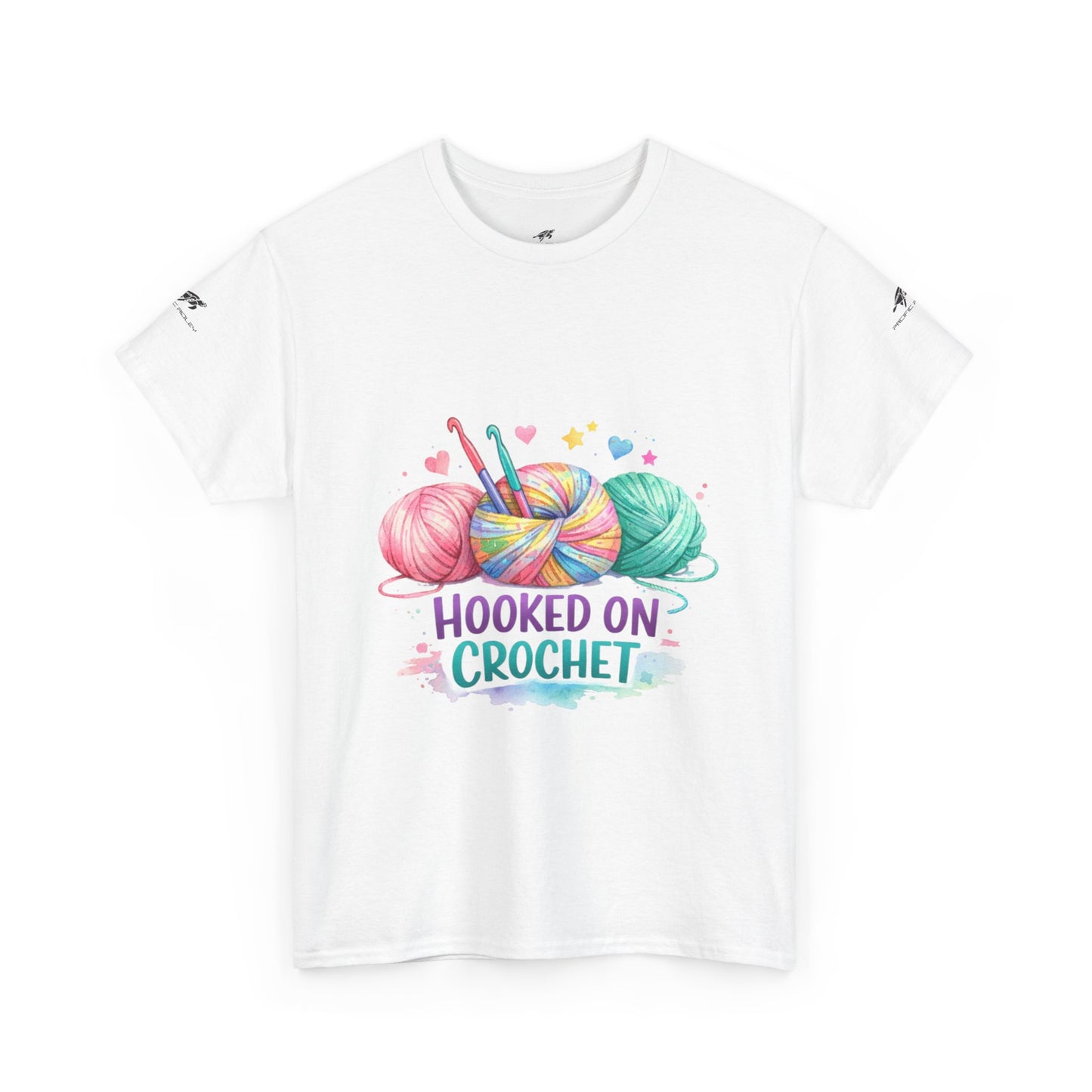 Crochet T-Shirt — "Hooked on Crochet" / "I’m a Hooker" Yarn Lover Tee