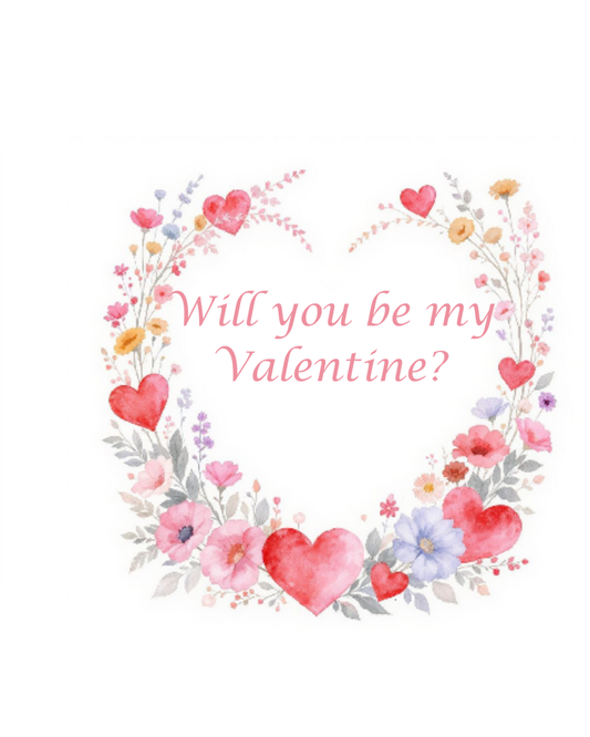 Plantable A5 Seeded Valentine’s Card with Wildflowers