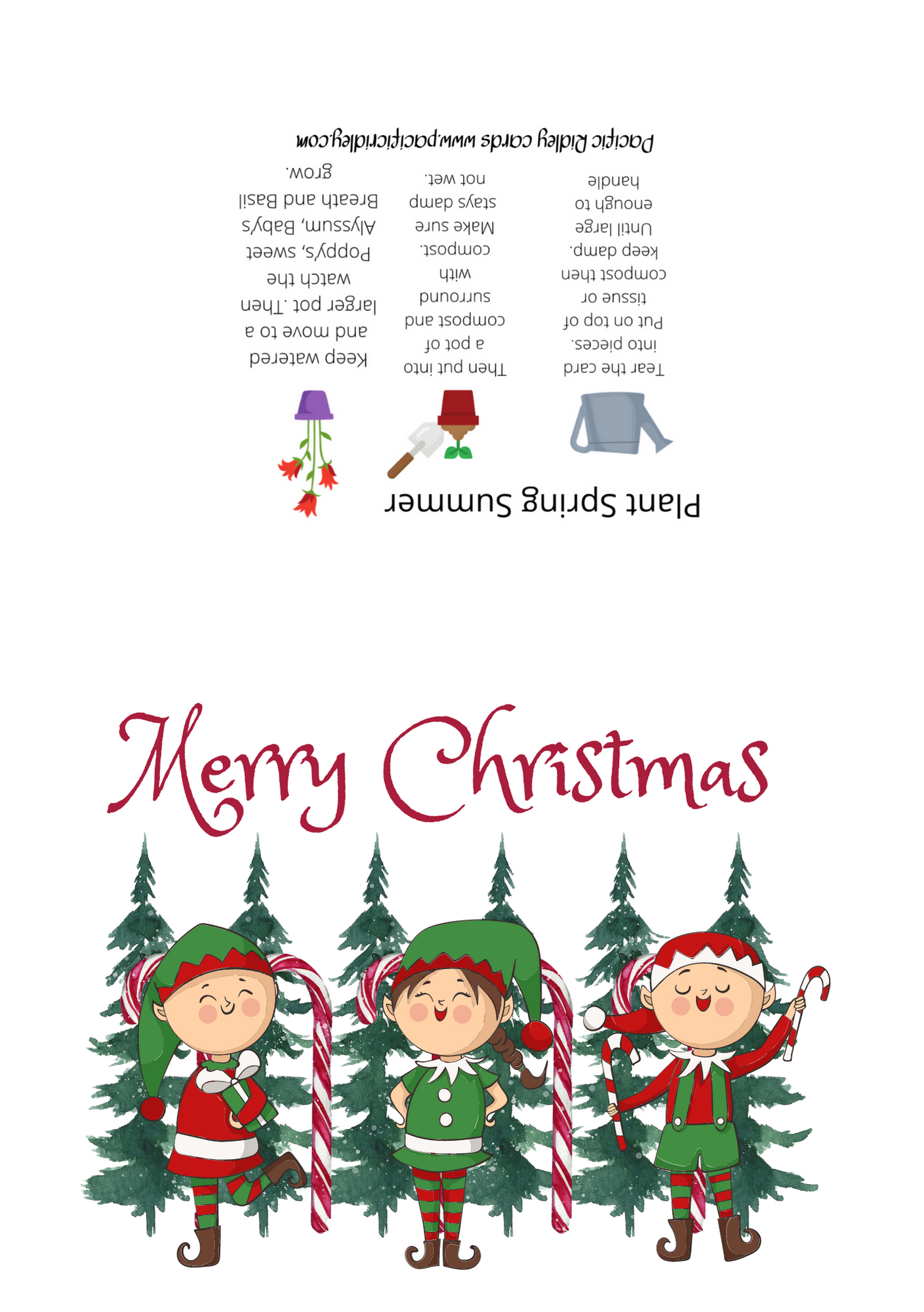 Pack of Nine Seeded Children’s Christmas Cards