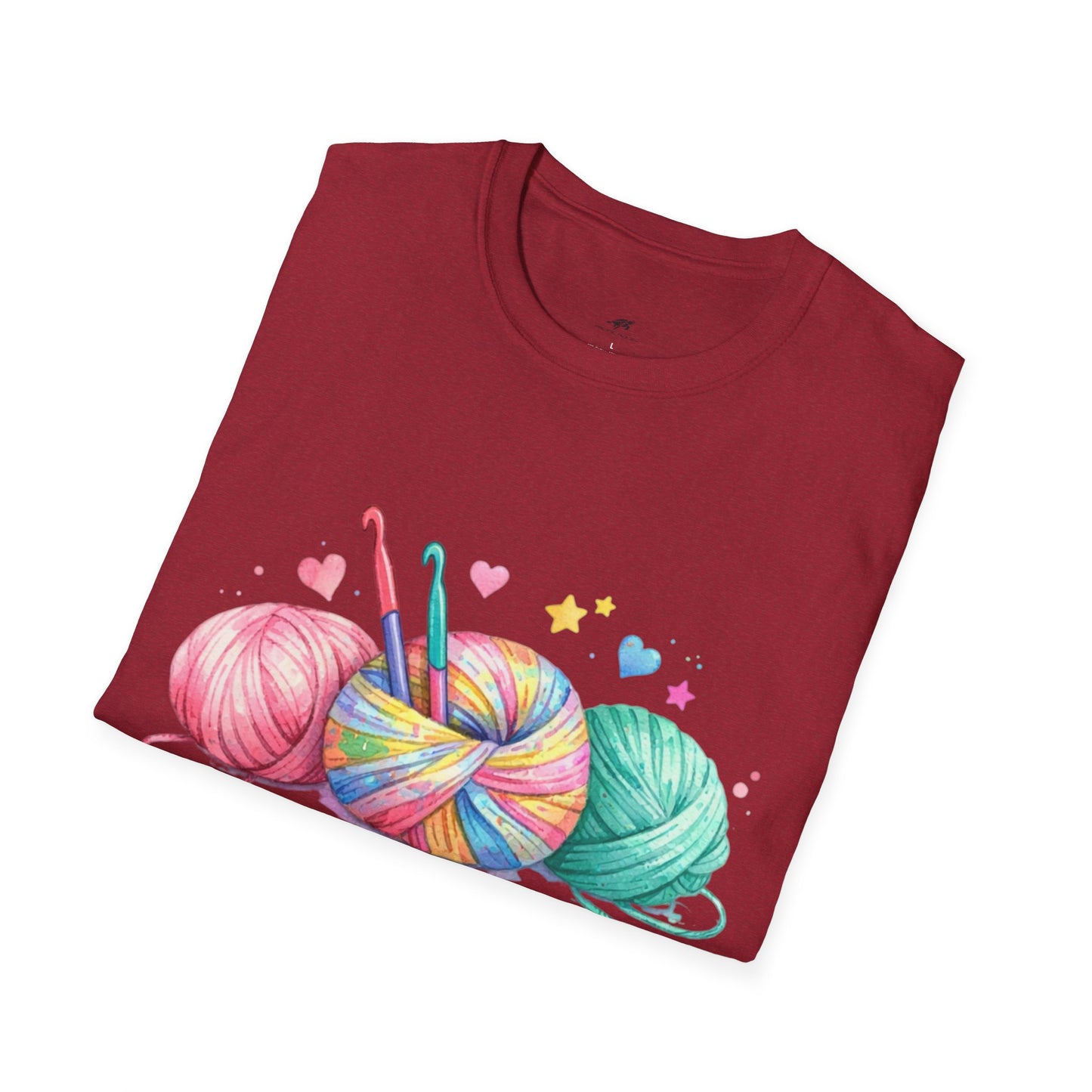 Hooked on Crochet T‑Shirt — "I'm a Hooker" Yarn Lovers Tee