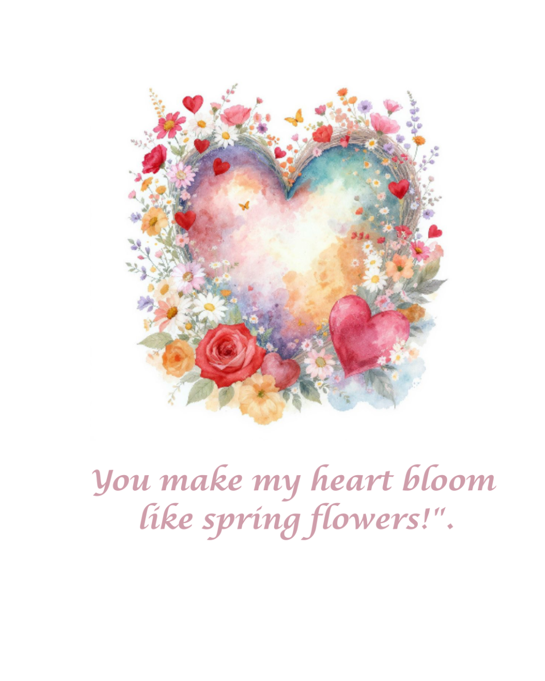 Plantable A5 Seeded Valentine’s Card with Wildflowers