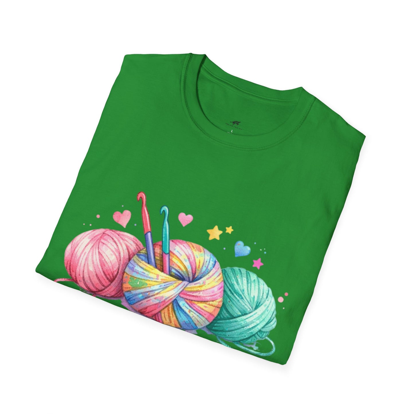 Hooked on Crochet T‑Shirt — "I'm a Hooker" Yarn Lovers Tee