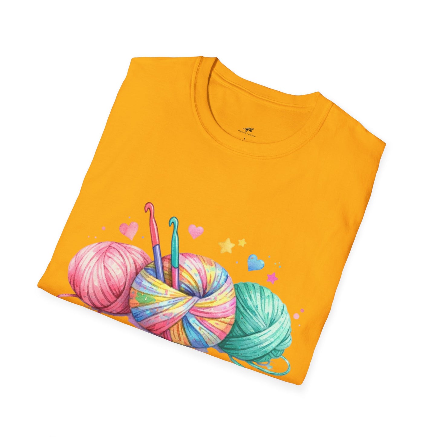 Hooked on Crochet T‑Shirt — "I'm a Hooker" Yarn Lovers Tee