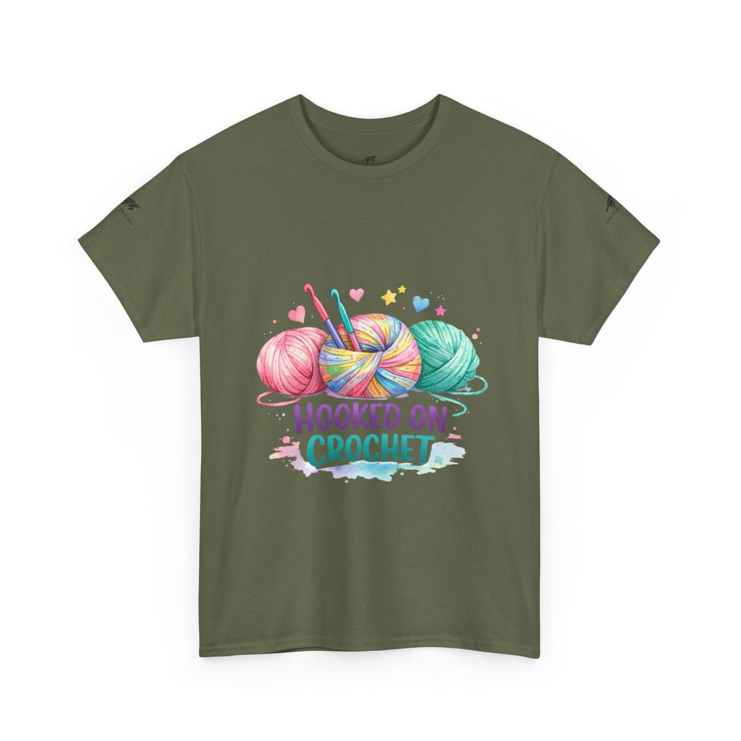 Crochet T-Shirt — "Hooked on Crochet" / "I’m a Hooker" Yarn Lover Tee