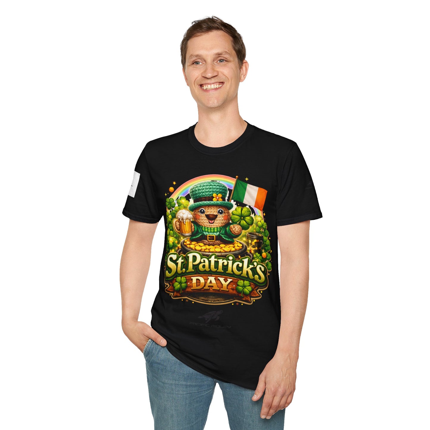 St. Patrick's Day T-Shirt — Irish Shamrock Rainbow Tee