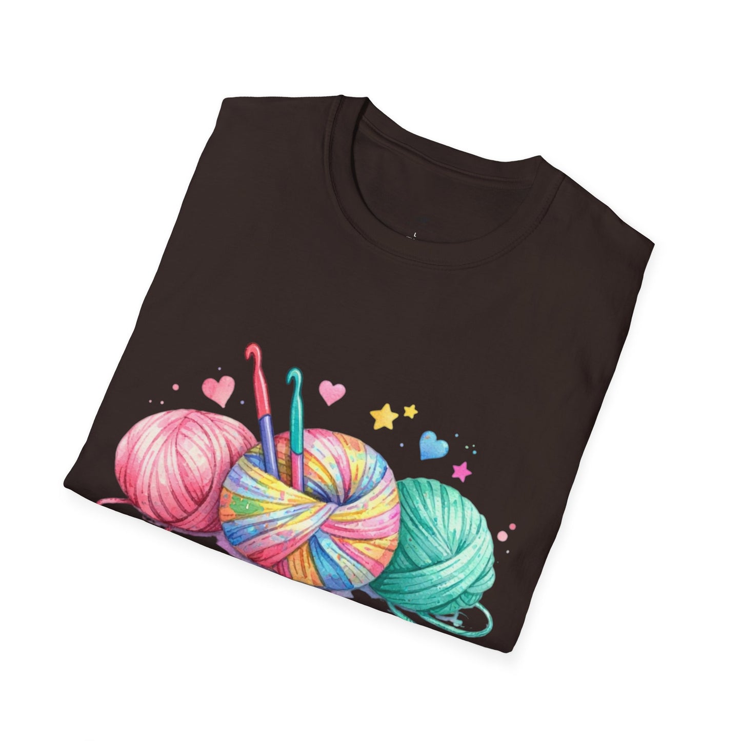 Hooked on Crochet T‑Shirt — "I'm a Hooker" Yarn Lovers Tee