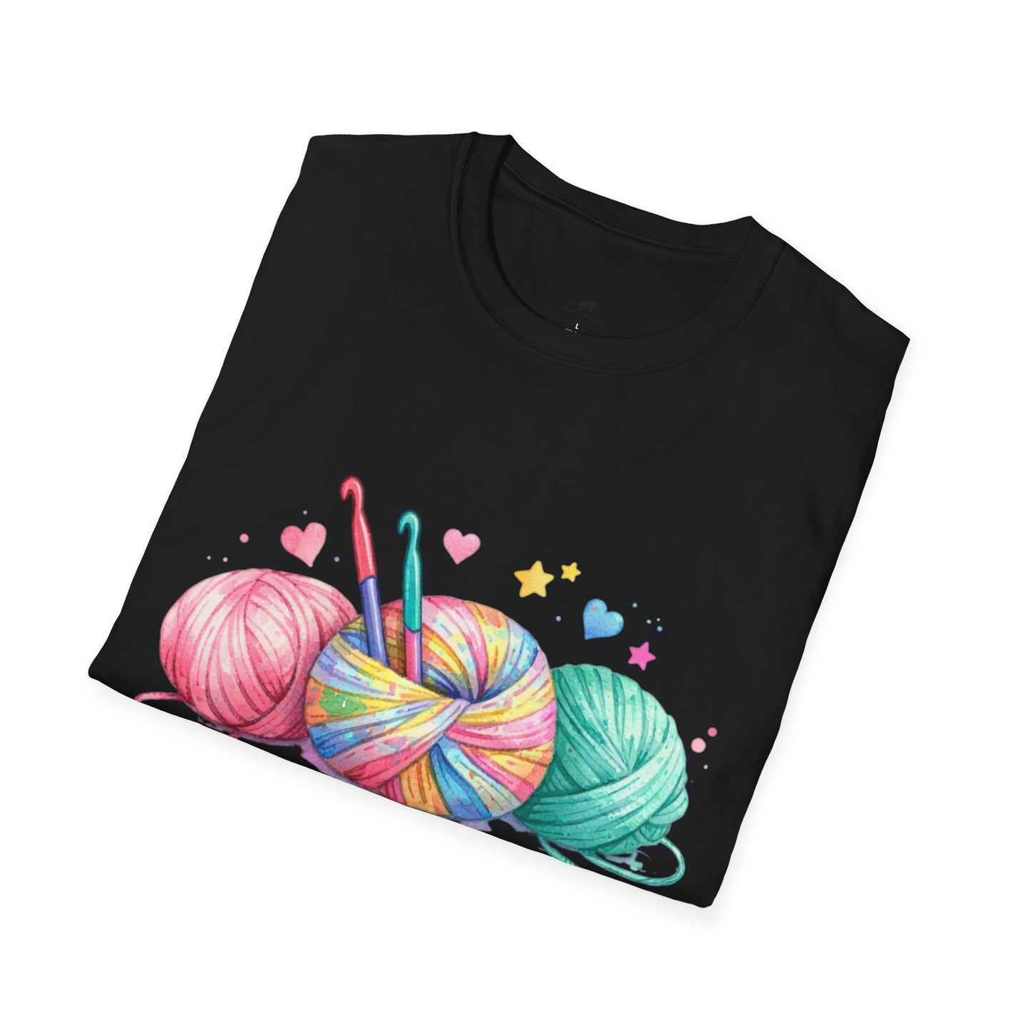 Hooked on Crochet T‑Shirt — "I'm a Hooker" Yarn Lovers Tee