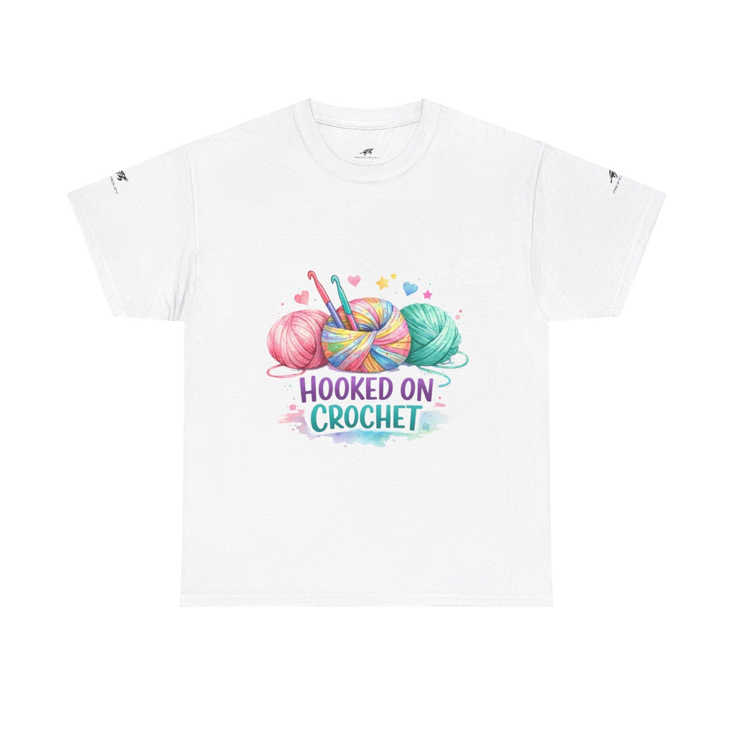 Crochet T-Shirt — "Hooked on Crochet" / "I’m a Hooker" Yarn Lover Tee