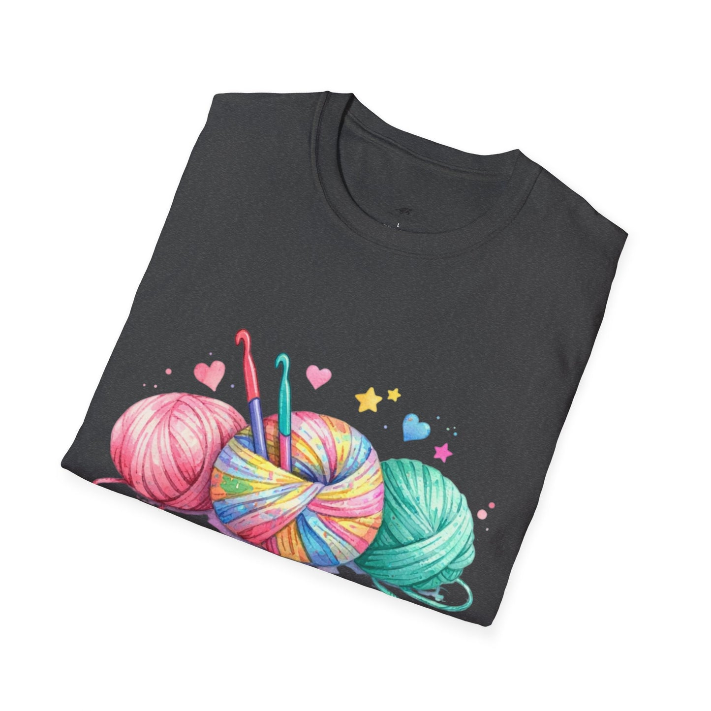 Hooked on Crochet T‑Shirt — "I'm a Hooker" Yarn Lovers Tee