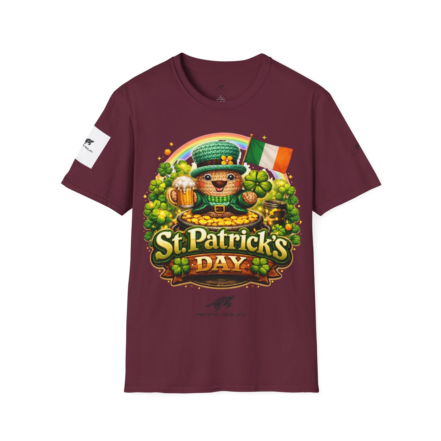 St. Patrick's Day T-Shirt — Irish Shamrock Rainbow Tee