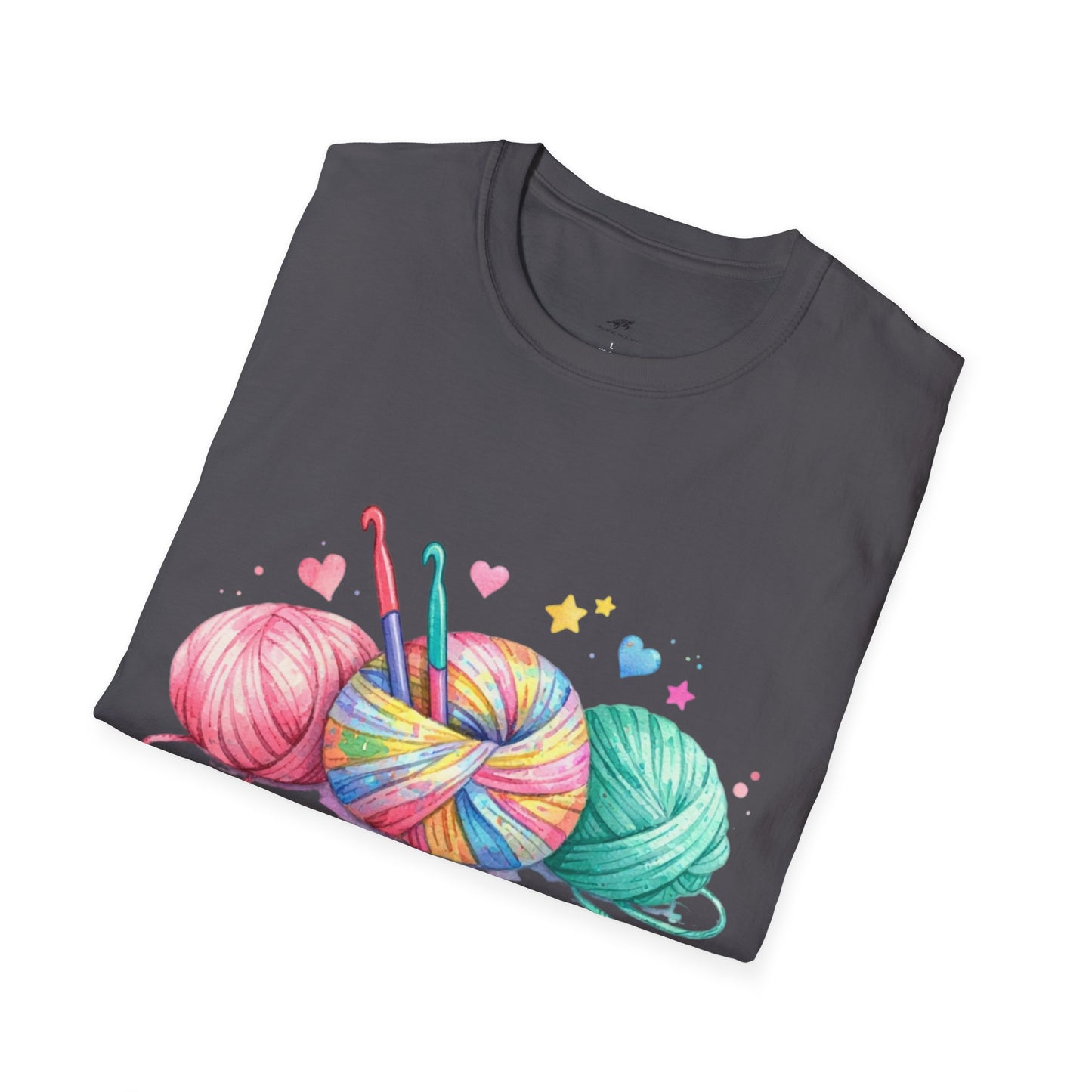 Hooked on Crochet T‑Shirt — "I'm a Hooker" Yarn Lovers Tee