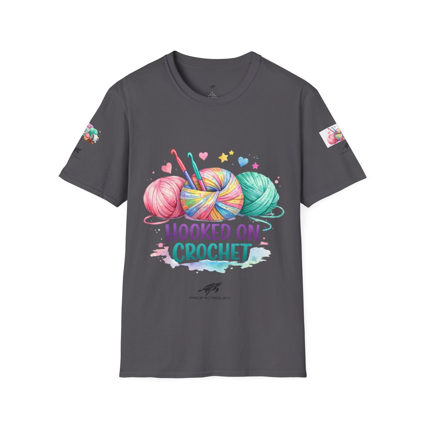 Hooked on Crochet T‑Shirt — "I'm a Hooker" Yarn Lovers Tee