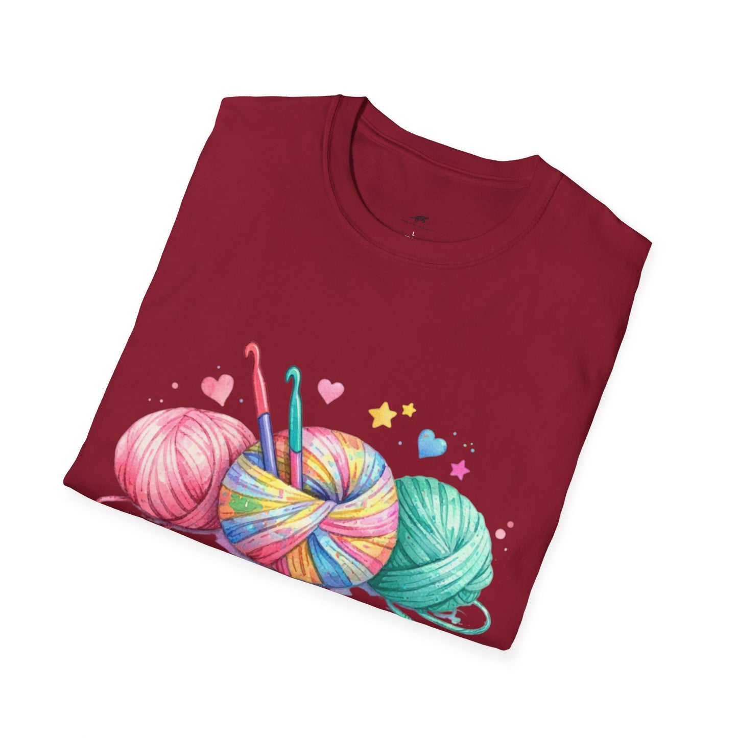 Hooked on Crochet T‑Shirt — "I'm a Hooker" Yarn Lovers Tee