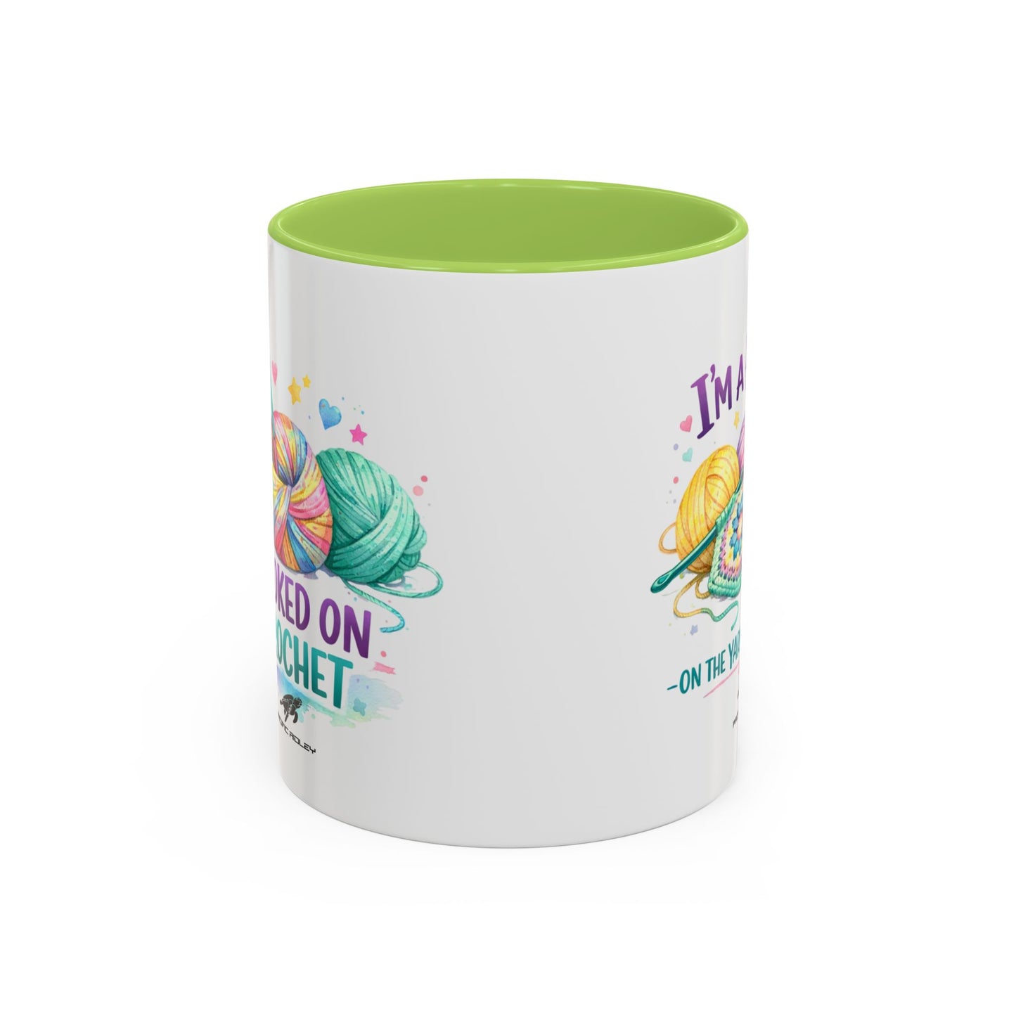 I'm a Hooker on the Yarn & the Charm Crochet Mug | Accent Coffee Mug