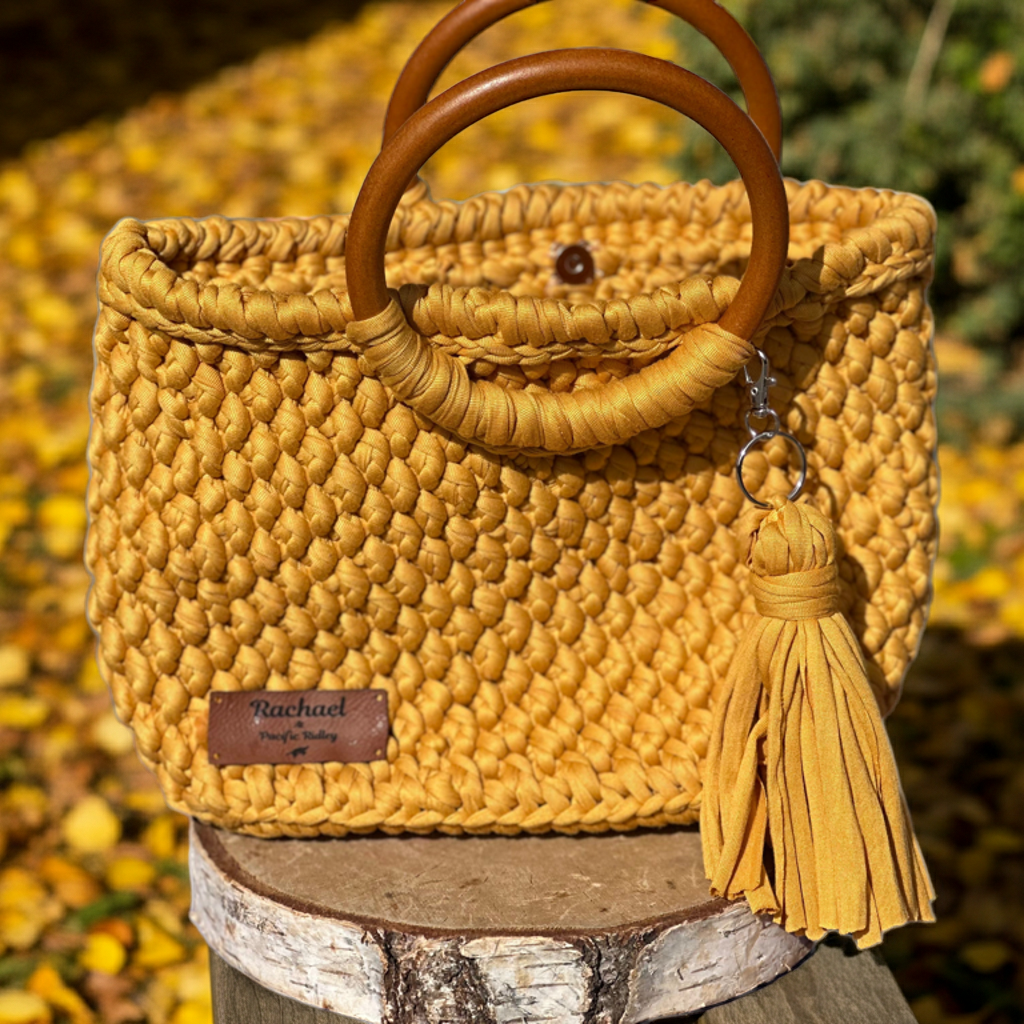 Boho Bliss T-Shirt Yarn Handbag