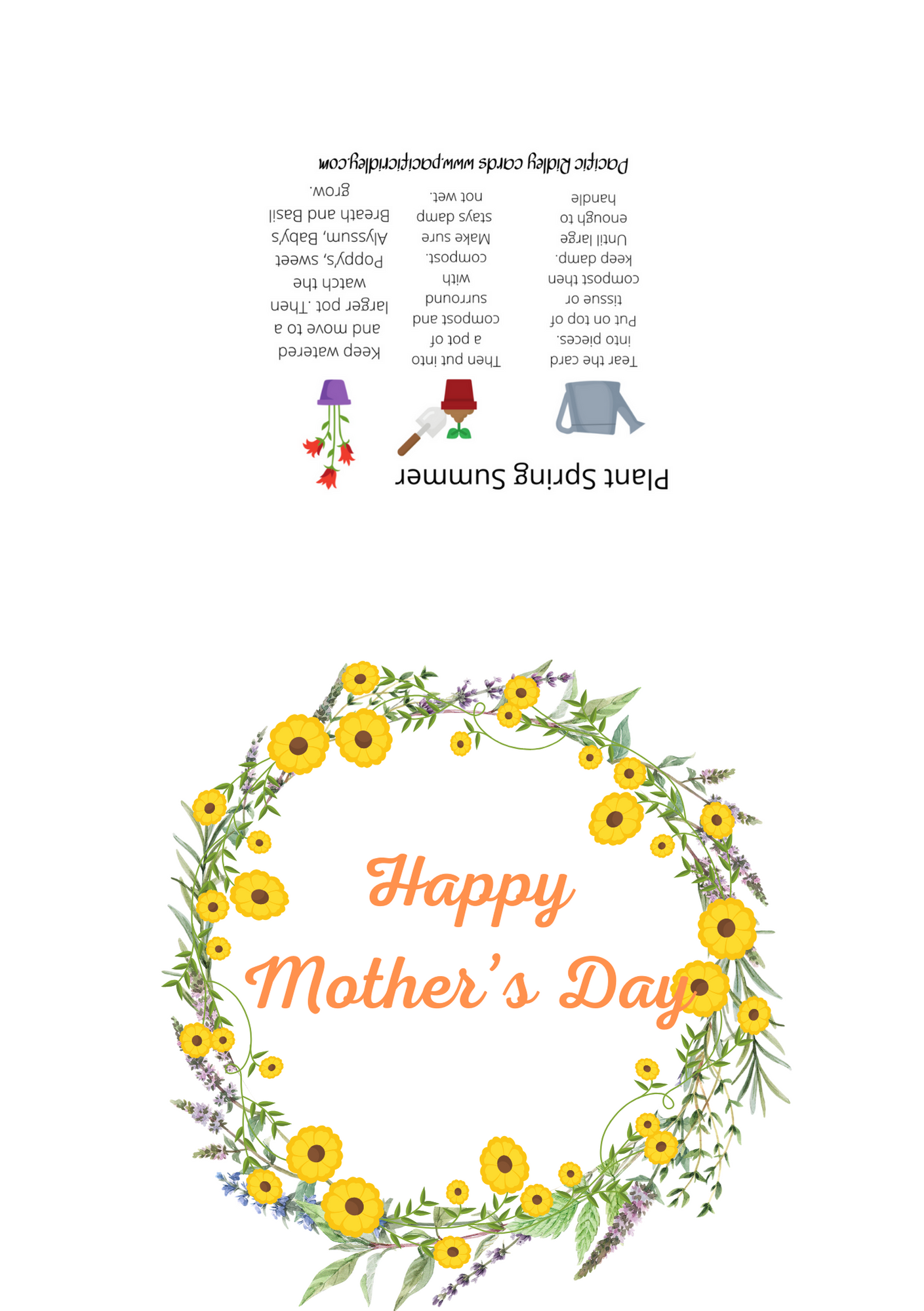 Plantable Seeded Mother’s Day Cards