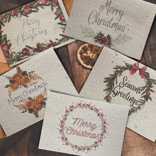 Plantable Seeded Christmas Cards