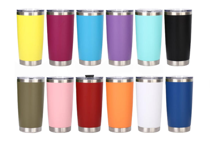 Pacific Ridley 1 Pint Stainless Steel Thermal Cups Various Colours