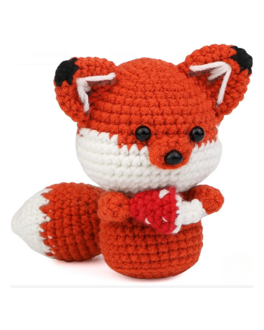 *Pre order**  Crochet kit, Fox, Amigurumi