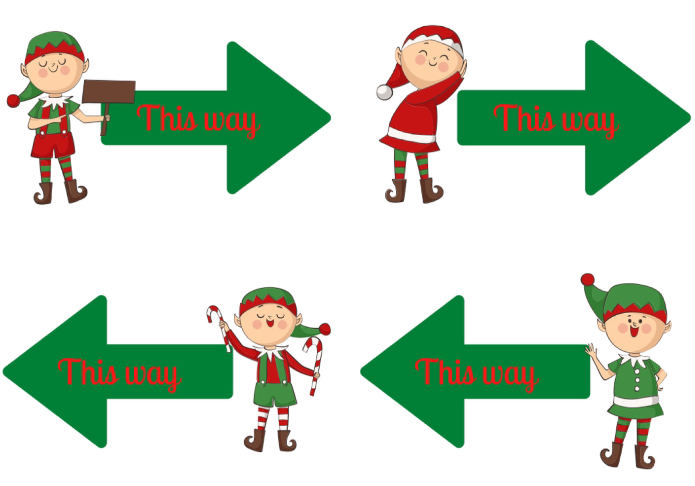 Six Find the Elf on the Shelf Direction Cards. Seeded paper or Plain card.