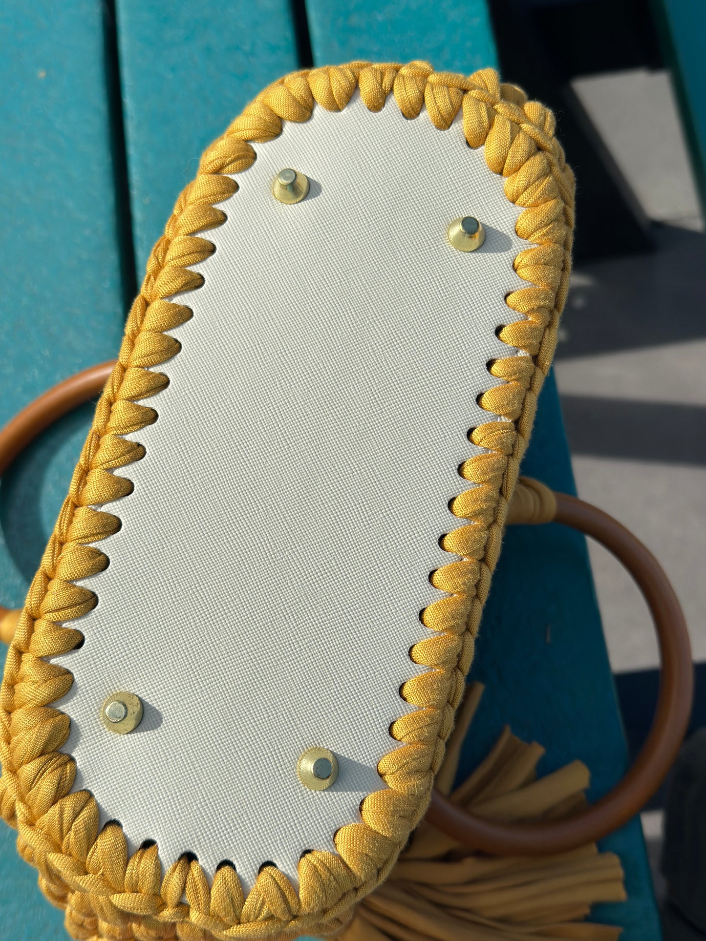 Boho Bliss T-Shirt Yarn Handbag