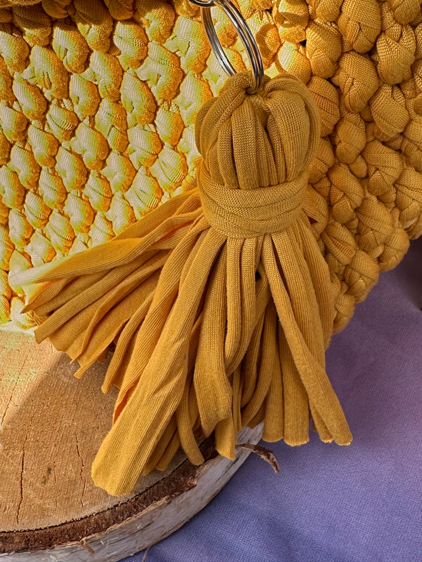 Boho Bliss T-Shirt Yarn Handbag