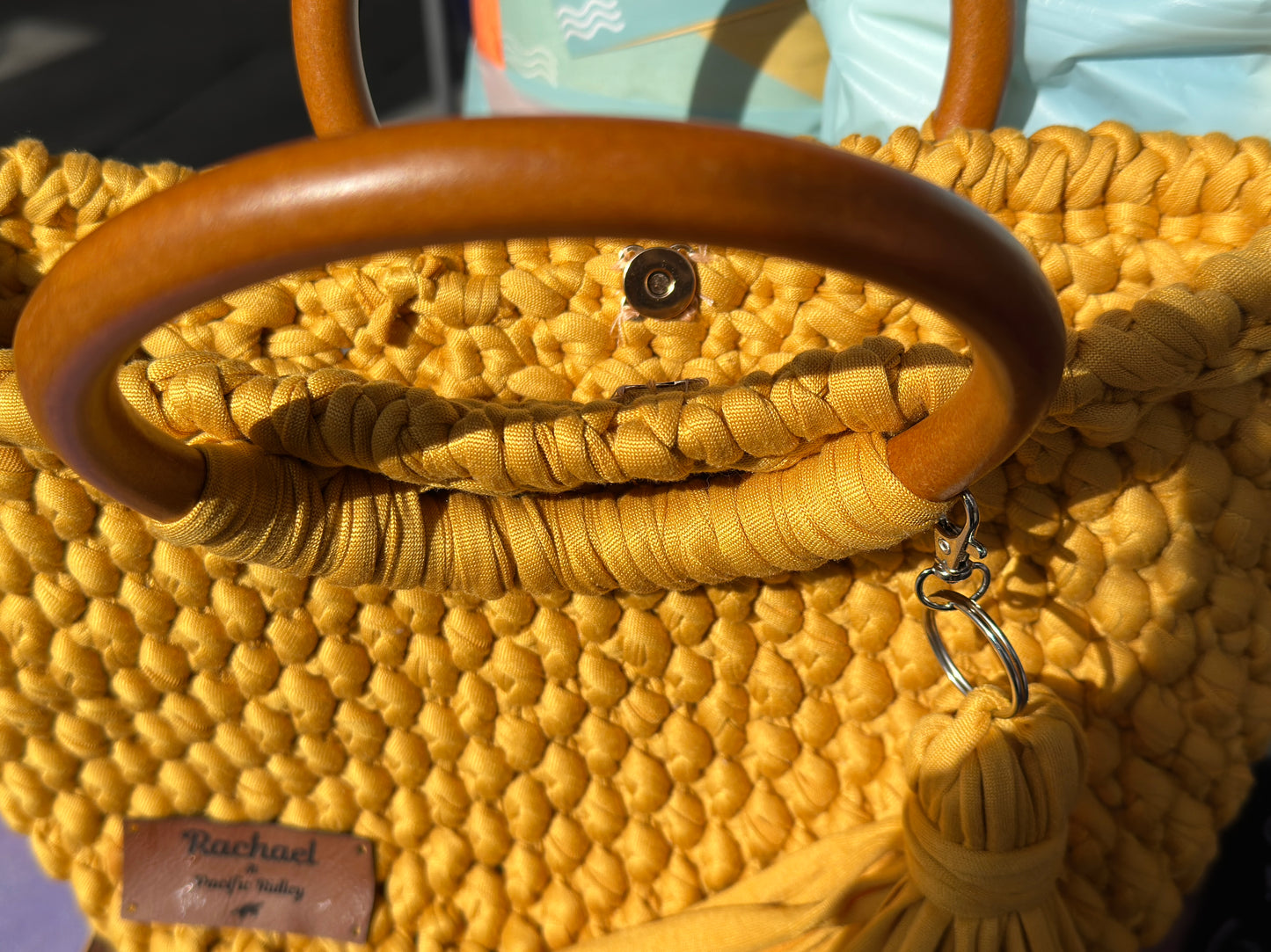 Boho Bliss T-Shirt Yarn Handbag
